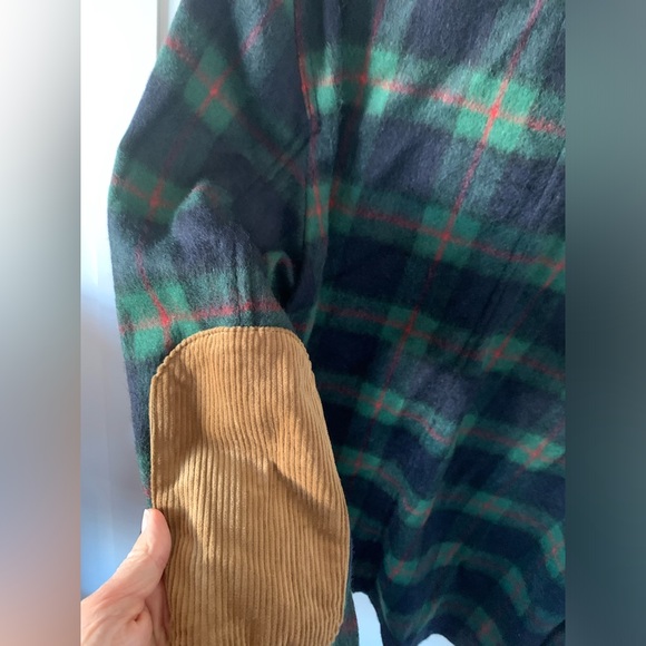 NWT Brooks Brothers Wool Blend Tartan Jacket, Corduroy Patches, Plaid, XL - Picture 7 of 15